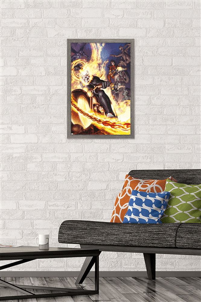 Marvel Comics - Spider Woman - Ghost Rider #6 Wall Poster, 14.725" x 22.375", Framed