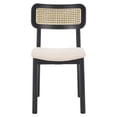 thumbnail image 3 of SAFAVIEH Egon Contemporary Dining Chair, Black/White, Set of 2, 3 of 5