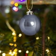 thumbnail image 5 of HomeDM Christmas Balls 12Pcs Gray Shatterproof Ornaments Balls 6cm/2.36" Christmas Tree Hanging Pendant for Holiday Wedding Party Home Decor, 5 of 6