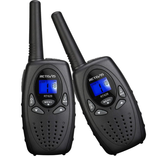 Walkie Talkies Retevis RT628 para niños de 6 a 12 años (negro)