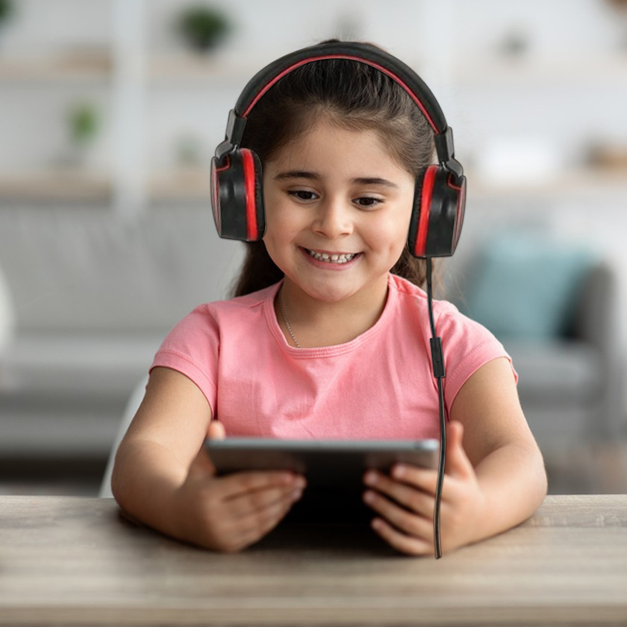 WIGACH Kids Wired Headphones with Microphone, Foldable On-Ear photo 3