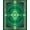Green, Pattern 2, variant on ODIKA 6'x9' Machine Washable Non-Slip Area Rug, Luxurious Emerald Swirl Round Contemporary Abstract High Traffic Rug, Green, 83576