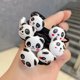 thumbnail image 4 of 3 piezas de cuerda para el cabello con forma de Panda de dibujos animados, accesorios para el cabello de Navidad, 4 of 5