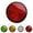 Green, variant on Bicycle Round Plastic Reflector Night Safety Cycling Suitable For Motorcycles/E-Mobile/Bicycles Reflective Tool Accessory Orange