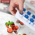 thumbnail image 6 of Silicone Ice Cube Trays for Freezer – Freeze Pop Holders Set of 2 – Easy Release Ice Cube Tray with Lid – Spill Proof Non-BPA Ice Cube Mold – No Odor, Dishwasher Safe and Durable, 6 of 6