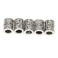thumbnail image 1 of Perles de Rune Vintage, Modèle de Rune de Mode Perles de Barbe Cheveux Multifonctions pour Bracelets pour Barbes pour Tresses Sales, 1 of 8