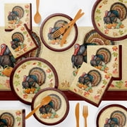 Harvest Turkey Party Supplies Kit (Serves 8 Guests)