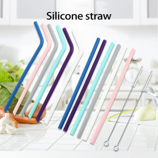 Rain Straw - Easy Clean Reusable Drinking Straws That Snap Open for Easy  Cleaning - No Cleaning Brush or Cleaner Needed - Eco Friendly BPA Free  10.5
