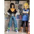thumbnail image 2 of Figuras de acción de Dragon Ball Z, Android 17, Android 18, colección de figuras de Anime de Pvc, juguetes modelos de muñecas para niños, regalo sorpresa, 24cm, 2 of 5