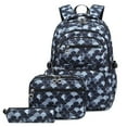 thumbnail image 2 of Girls Elementary School Printed Backpack Set Large Capacity Three Piece Travel Bookbag For Students, 2 of 4