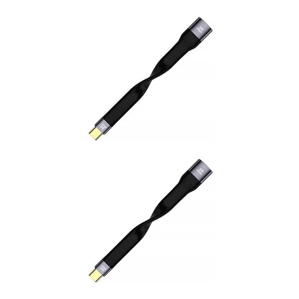 Sidaley Cable de datos E-MARK Chip Línea de transmisión de 10 Gbps Soporte de video 4K 3a Potencia de carga Amplia aplicación Cable de PVC duradero Type2 NO2