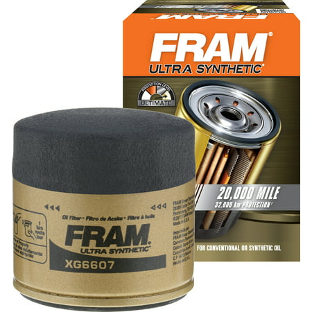 FRAM Ultra Synthetic Oil Filter, XG6607 (Best Oil Filter For Synthetic Oil)