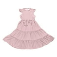 thumbnail image 3 of LUOGENLI Dress for Girls Toddler Girls Dress Ruffle Sleeveless Tiered Swing Dresses Cute Summer Beach Dress for 1 7T Girls Easter Dresses Dresses for Girls Size 10-12 Years, 3 of 5
