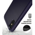 thumbnail image 7 of Ringke Onyx Case Compatible with iPhone XS, Tough Rugged TPU Heavy Duty Protection - Lilac Purple, 7 of 7