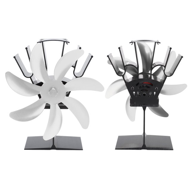 Ventilador de estufa con 7 aspas ventiladores de chimenea autoalimentados ANGGREK Otros