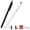 Click Stylus, variant on MEKO 2-in-1 Stylus Pen for Touchscreen, Magnetic Body with Hidden Disc Tip, Universal Stylus for iPhone iPad Android Tablets Chromebook, Compatible with All Touch Screens, 2 Pack Black White