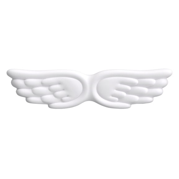 OIUR Angel Wing Keyboard Wrist Rest Ergonomic Wrist Support Pad Silicone Mouse Wrist Rest Laptop Wrist Cushion for Office Gaming