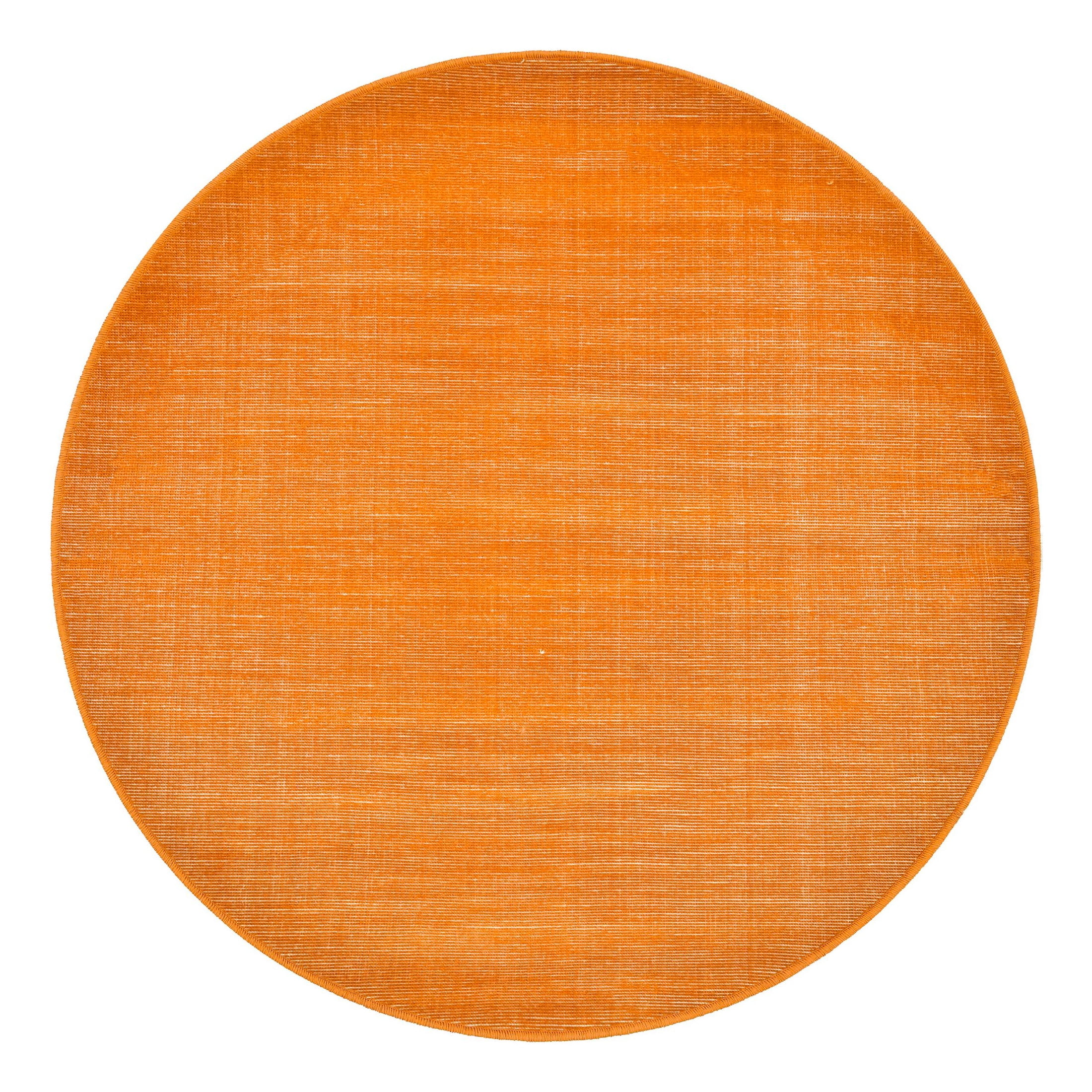 Unique Loom Williamsburg Collection Area Rug - Solid (3' 7" Round Salmon)
