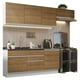thumbnail image 1 of Cocina Integral MADESA Glamy 260cm Blanco/Marrón, 1 of 5