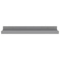 thumbnail image 3 of vidaXL Wall Shelves 4 pcs Grey 40x9x3 cm, 3 of 5