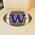 thumbnail image 2 of University of Washington Huskies Floor Mat Area Rug, 20x32 Inch, Non-Skid Backing, Football Design, 2 of 2
