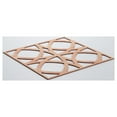 thumbnail image 4 of Ekena Millwork 23 3/8"W x 23 3/8"H x 1/4"T Large Fleetwood Decorative Fretwork Wood Wall Panels, Cherry, 4 of 18