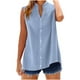thumbnail image 3 of Sudadera con capucha para mujer,Blusa informal de verano sin mangas para mujer, de poliéster, color liso, cómoda para uso diario, sopatenor, 3 of 9