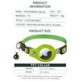 thumbnail image 4 of Frusde Airtag Cat Collar with Bell Safety Buckle Adjustable Kitten Collars with Air Tag Holder for Pets Cats, 4 of 5