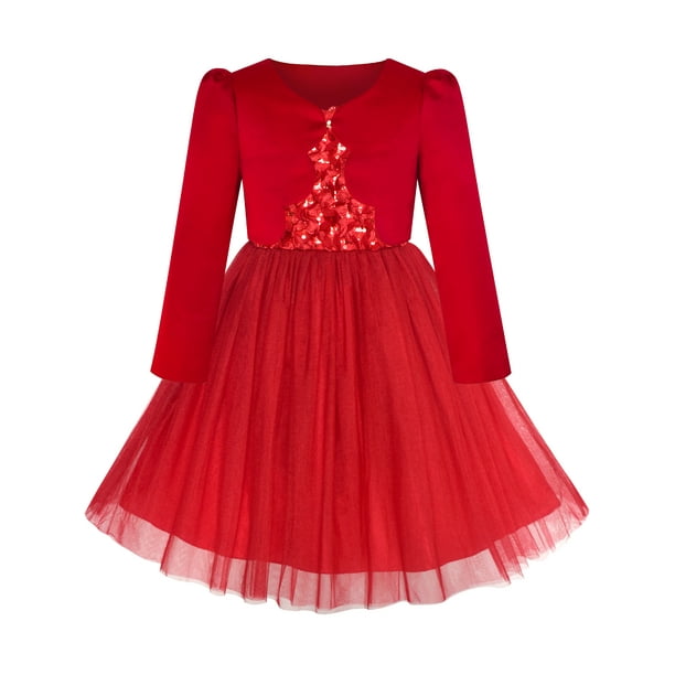 Flower Girls Dress Red Long Sleeve Shrug Bolero 6 Years