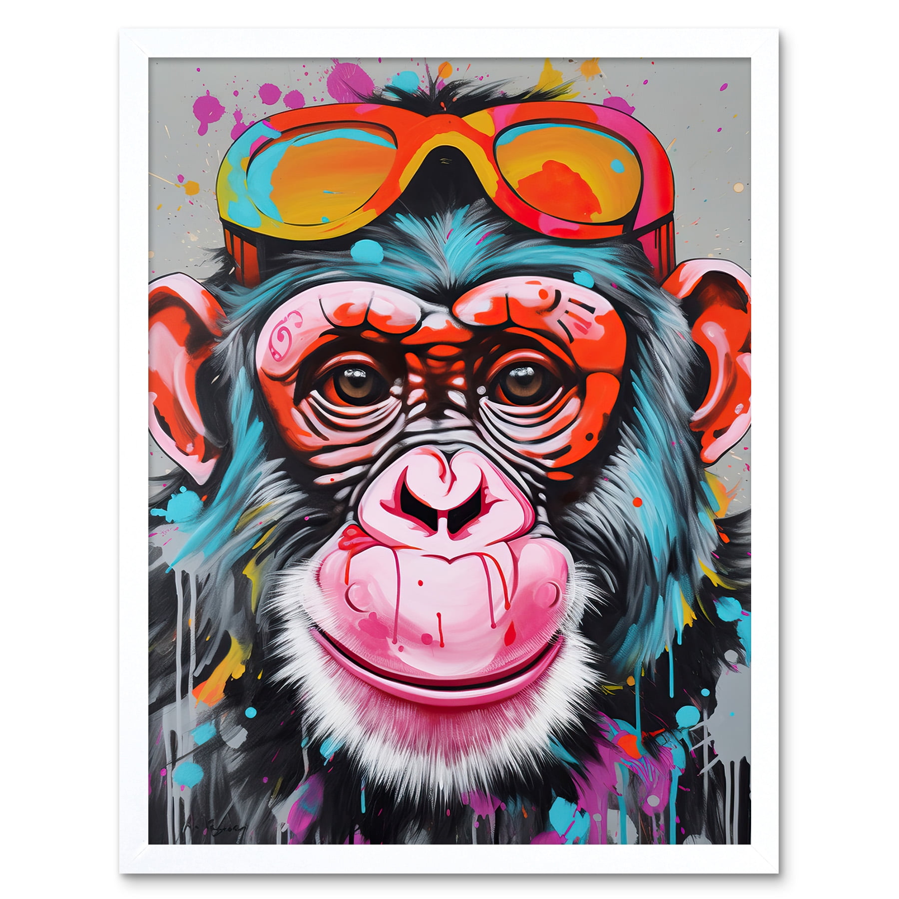 PITS Monkey（ステンシルアート） PITS Monkey（ステンシルアート） PITS Monkey（ステンシル