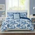 thumbnail image 3 of Modern Threads Shaya Toile 8-Piece Floral Adult Unisex Bed in a Bag , King, 3 of 6