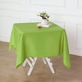 thumbnail image 4 of BalsaCircle 10 Pieces 54" x 54" Apple Green Square Polyester Tablecloths Table Cover Linens, 4 of 8