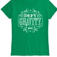 thumbnail image 3 of Wicked - Defy Gravity - Women's Fitted Graphic T-Shirt, 3 of 4