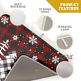thumbnail image 4 of Christmas Dish Drying Mat for Kitchen Counter 16\u201dx18\u201d Christmas Tree Buffalo Plaid Dish Draining Mat Ultra Absorbent Microfiber Pad Holiday Mats Fast Drying Mat Table Protector, 4 of 7