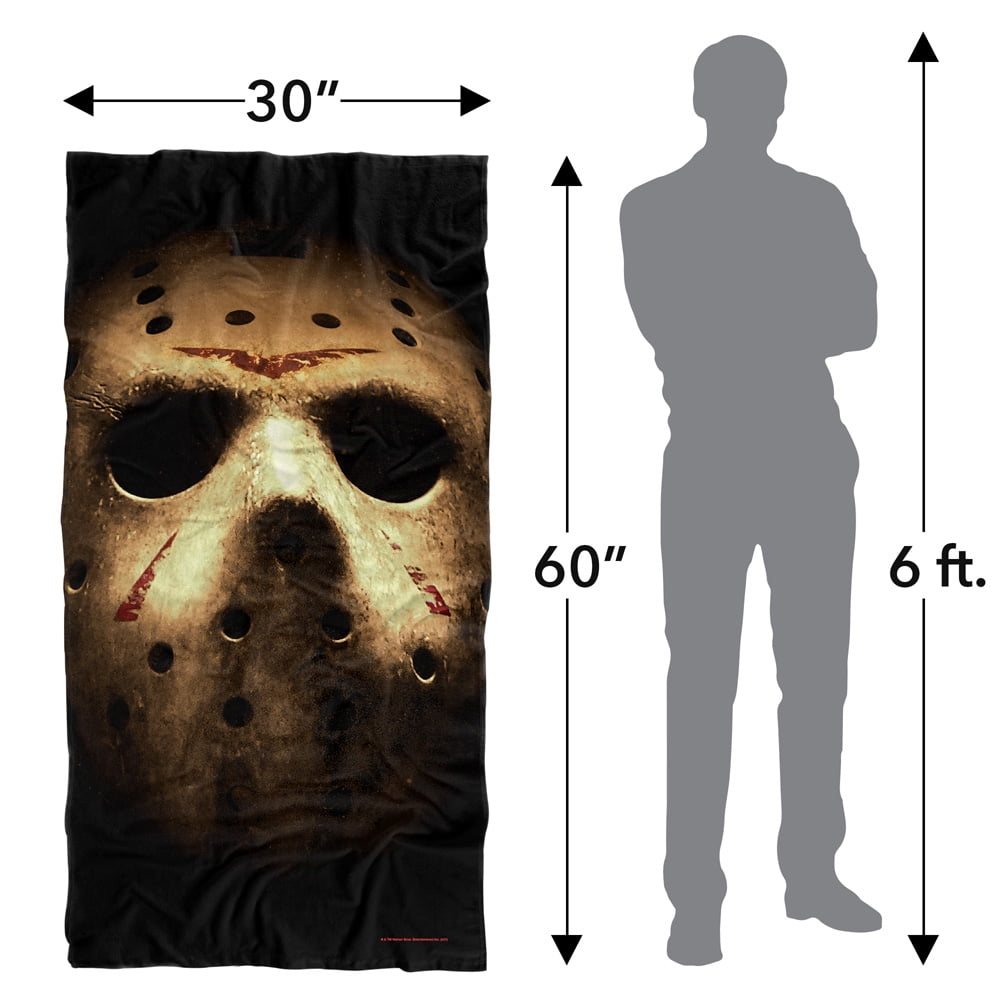 Friday The 13Th Beach Towel, 30"x60", 2009 Poster Beach Towel