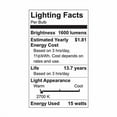 thumbnail image 4 of GE LED Soft White A21 Dimmable Light Bulb, 15 W, 2/Pack 65941, 4 of 4