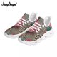 thumbnail image 1 of Zapatillas Noisydesigns para mujer, con estampado floral de leopardo, cordones de malla transpirables, deportivas informales para mujer, 1 of 6