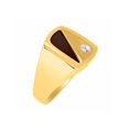 thumbnail image 2 of RYLOS Men's Rings 14K Yellow Gold Designer Onyx Ring With Diamonds and  Black Onyx Rings For Men Size 8, 2 of 5