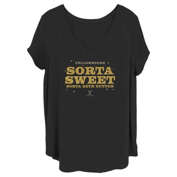Women's Yellowstone Sorta Sweet Sorta Beth Dutton Graphic T-Shirt