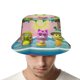 thumbnail image 4 of Wonderoos Sombrero bucket para adultos, gorra de protección solar, sombrero de pescador plegable para viajes al aire libre, pesca y actividades de verano, 4 of 6