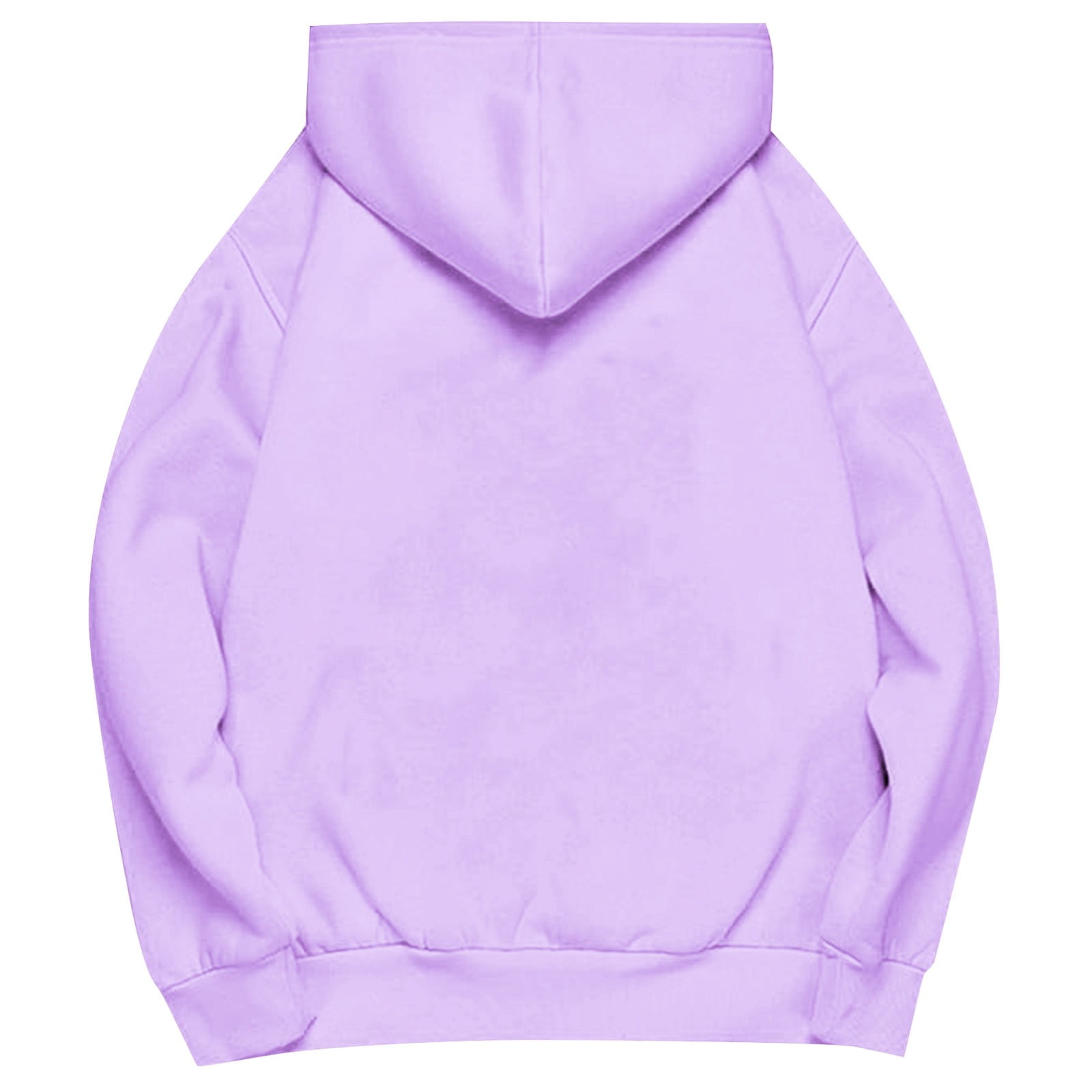 Hpapadks Hoodies for Women Plus Size Solid Drop Shoulder Long
