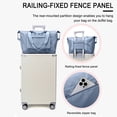 thumbnail image 2 of Foldable Travel Bag for Hand Luggage, Wet and Dry Separation with Mesh Compartments, Multipurpose for Weekend Trips and Beach Days, Topliu, 2 of 7