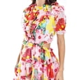 thumbnail image 4 of Vestido de olanes sin espalda Roman Fashion /Juvenil, 51873 (Rosa) rosa M, 4 of 6