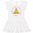 thumbnail image 3 of Inktastic Tribal Arrow Native Teepee Girls Baby Dress, 3 of 5