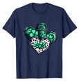 thumbnail image 4 of Camisetas de Manga Corta para las Mujeres de Moda Imprimir Cuello Redondo Camiseta, Mezcla de Poliéster Ligero para Primavera Verano Otoño, 4 of 8