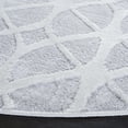 thumbnail image 3 of SAFAVIEH Amelia Floella Geometric Area Rug, Gray/Ivory, 6'7" x 6'7" Round, 3 of 11