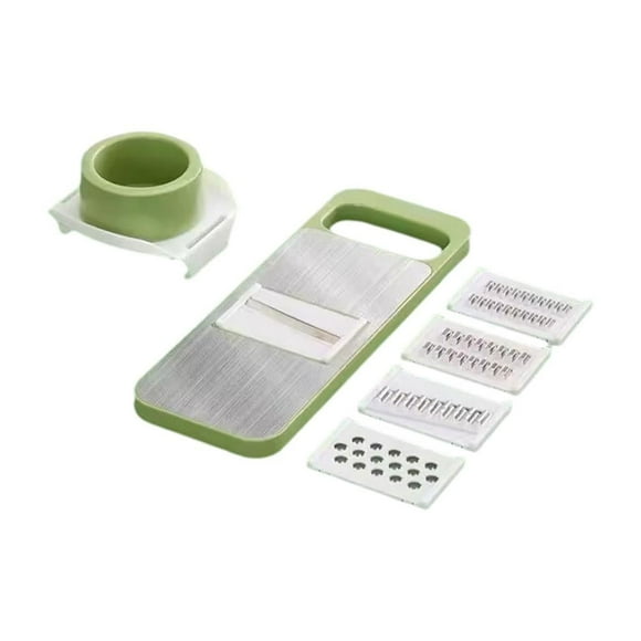 GHYJPAJK 5 in 1 Mandoline Slicer for Kitchen, 5 in 1 Adjustable Mandoline Food Slicer,Multifunctional Mandoline Slicer 5 in 1 Vegetable Chopper,Multifunctional Vegetable Cutter with Hand Guard