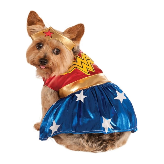 Wonder Woman - Disfraz para Perros (Rojo, Azul, Dorado)