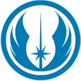 thumbnail image 2 of Star Wars - Insignia Jedi Symbol (Azul, Blanco), 2 of 2