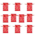 thumbnail image 7 of 10pcs Christmas Storage Bags Drawstring Gift Bag Jewelry Pouches Party Supplies (Christmas Cane), 7 of 7
